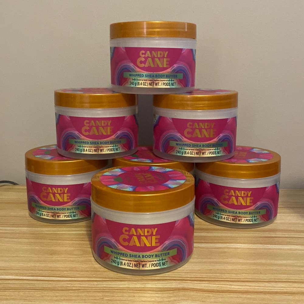 New Tree Hut Candy Cane Whipped Shea Body Butter